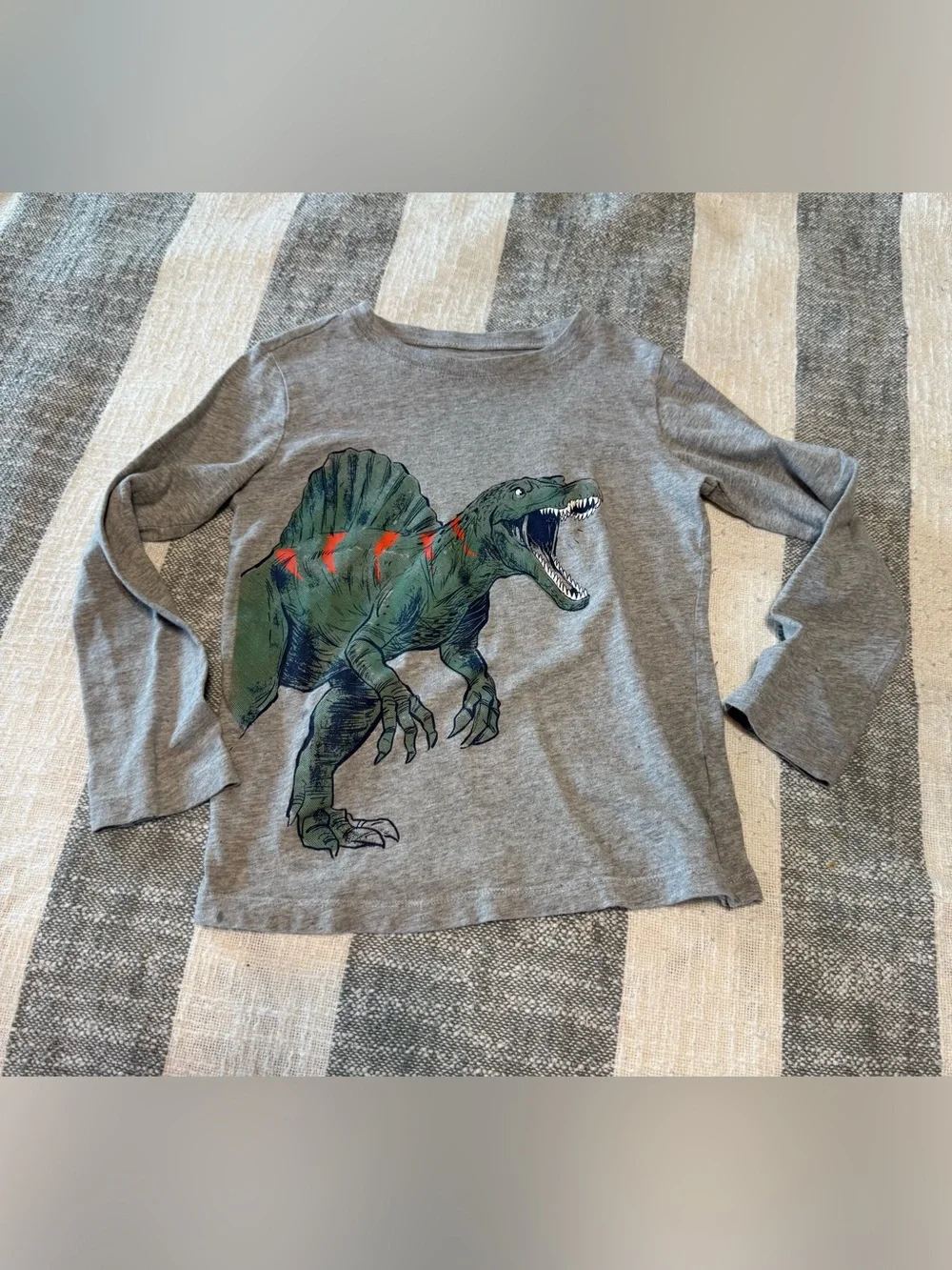 Bundle of 6 Boys SZ 6 Long Sleeve Graphic Tee Shirt 5 are Carters / 1 is Oshkosh